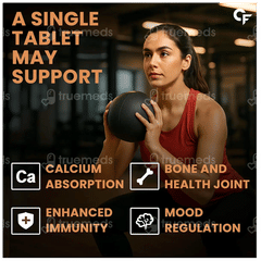 Carbamide Forte Vitamin D3+K2 2 In 1 Support Tablet 120