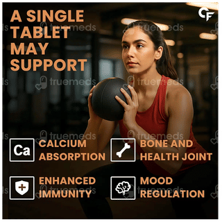 Carbamide Forte Vitamin D3+K2 2 In 1 Support Tablet 120