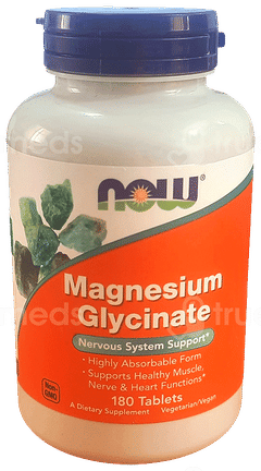 Now Magnesium Glycinate Vegetarian Tablet 180