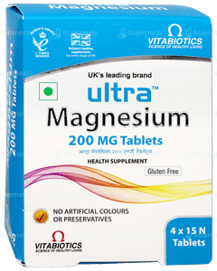 Ultra Magnesium 200Mg Gluten Free Tablet 15