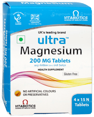 Ultra Magnesium 200Mg Gluten Free Tablet 15