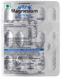 Ultra Magnesium 200Mg Gluten Free Tablet 15