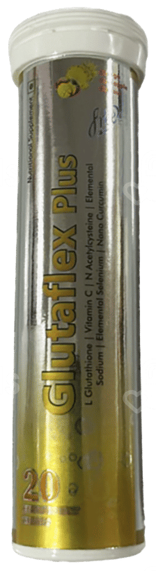 Glutaflex Plus Mango Pineapple Flavour Sugar Free Effervescent Tablet 20 - Uses, Side Effects, Dosage, Price