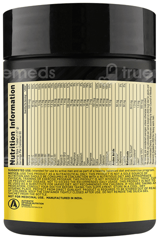 Optimum Nutrition (On) Multi Vitamin For Men Tablet 60