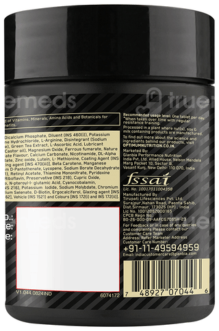 Optimum Nutrition (On) Multi Vitamin For Men Tablet 60