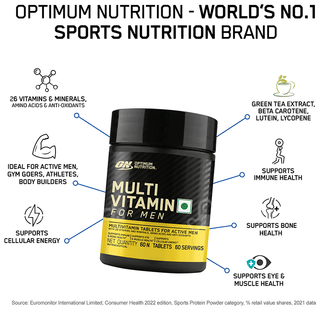 Optimum Nutrition (On) Multi Vitamin For Men Tablet 60