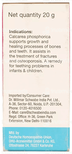 Dr Willmar Schwabe Calcarea Phosphorica 6X Tablet 20Gm