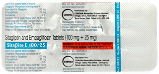 Sitabite E 100/25 Tablet 10