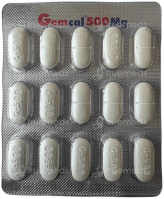 Gemcal 500Mg Tablet 15