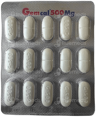 Gemcal 500Mg Tablet 15