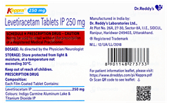Keppra 250 Tablet 14