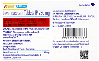 Keppra 250 Tablet 14