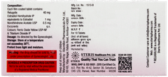 Relugoline 40/1/0.5 Tablet 10