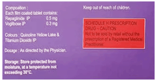 Voglistar R 0.5 Tablet 10