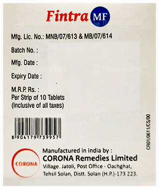 Fintra Mf Tablet 10