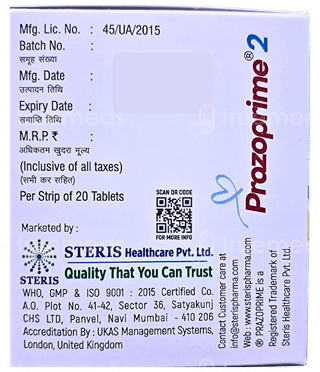 Prazoprime 2 Tablet 20