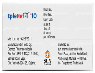 Eplehef T 10 Tablet 10