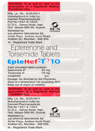 Eplehef T 10 Tablet 10