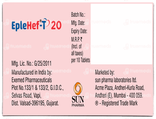 Eplehef T 20 Tablet 10