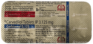 Carbizena 3.125 Tablet 10