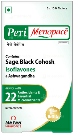 Peri Menopace 3 Strips Of 10 Tablet Peri Menopace 3 Strips Of 10 Tablet