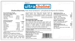 Meyers Ultra Choline 3 Strips Of 10 Tablets