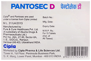 Pantosec D Tablet 15