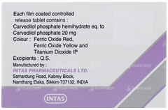 Carca Cr 20 Tablet 15 Carca Cr 20 Tablet 15