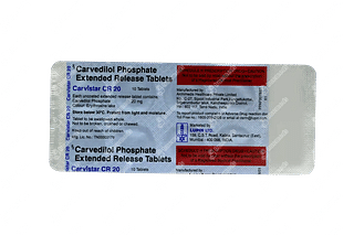 Carvistar 20 MG Tablet Cr 10