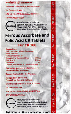 Fur Cr 100 Tablet 10