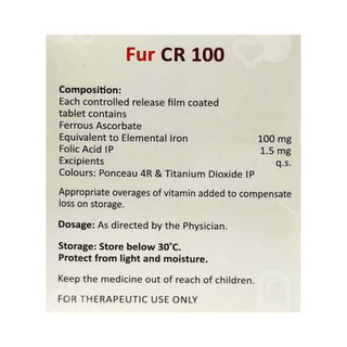Fur Cr 100 Tablet 10