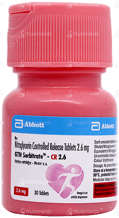 Gtn Sorbitrate Cr 2.6 Tablet 30