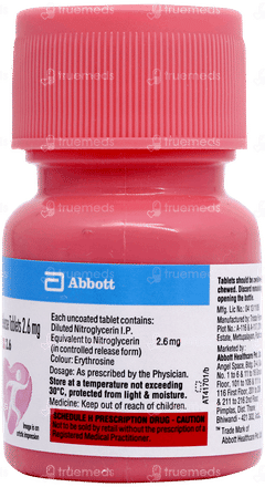 Gtn Sorbitrate Cr 2.6 Tablet 30 Gtn Sorbitrate Cr 2.6 Tablet 30