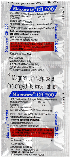 Macorate Cr 200 Tablet 10