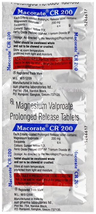 Macorate Cr 200 Tablet 10