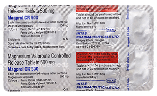 Magprol Cr 500 MG Tablet Cr 10