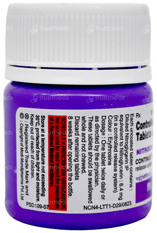 Nitrocontin 6.4 Tablet 30