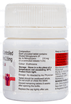 Nitrolong 2.6 Tablet 30 Nitrolong 2.6 Tablet 30