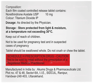 Normonal Cr Tablet 10
