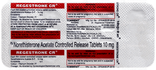 Regestrone Cr Tablet 10