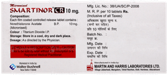 Smartinor Cr 10mg Tablet 10 Smartinor Cr 10mg Tablet 10