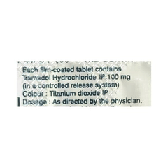 Trd Contin 100 MG Tablet Cr 10