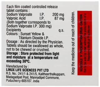 Valeptol Cr 300 Tablet 10