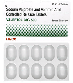 Valeptol Cr 500 Tablet 10