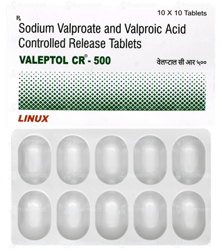 Valeptol Cr 500 Tablet 10