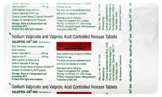 Valeptol Cr 500 Tablet 10