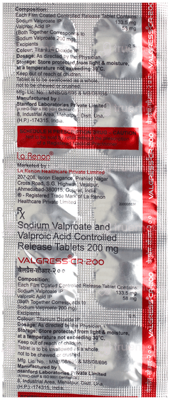 Valgress Cr 200 Tablet 10