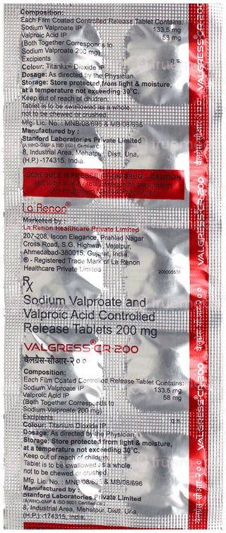 Valgress Cr 200 Tablet 10