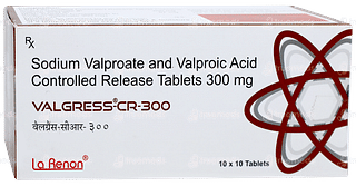 Valgress Cr 300 Tablet 10