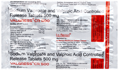 Valgress Cr 500 Tablet 10